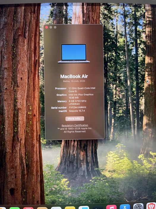 MacBook Air (Retina, 13-inch, 2020)