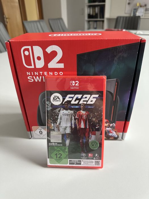 Nintendo Switch 2  sigilat - Mario Kart inclus + optional Fifa FC26