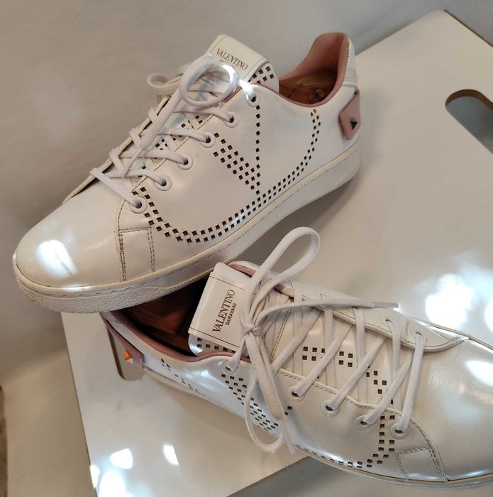 Pantofi sport casual de lux 40 Valentino Garavani piele naturala superioara