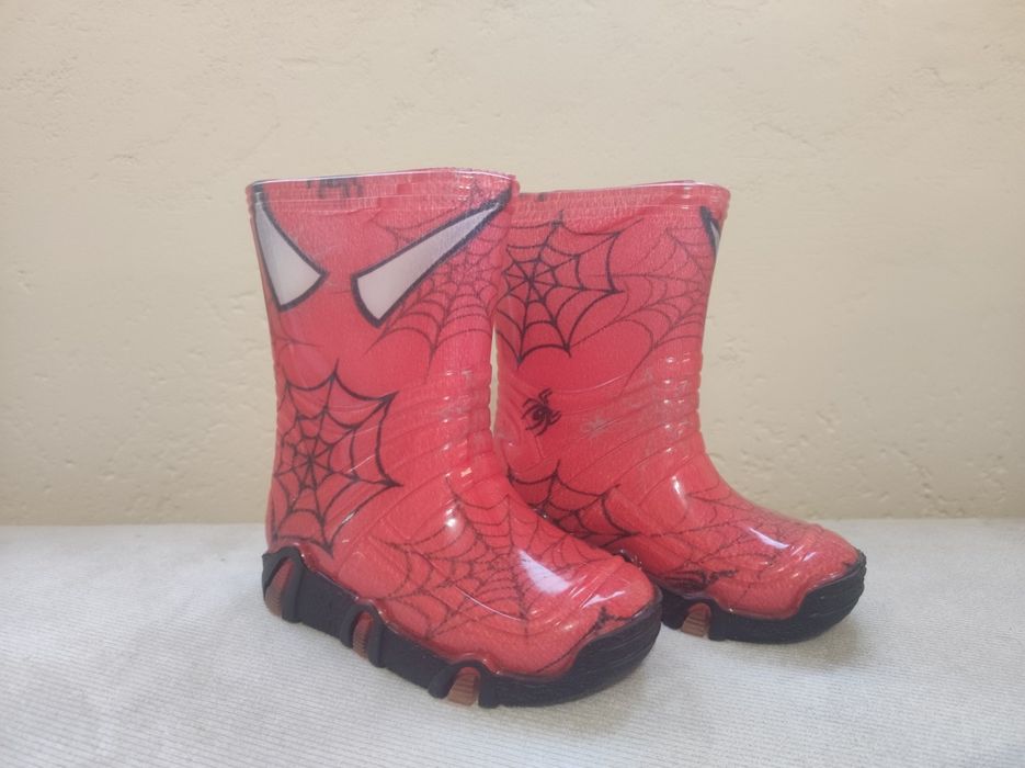 Бебешки гумени ботуши Spiderman, рр 21/22