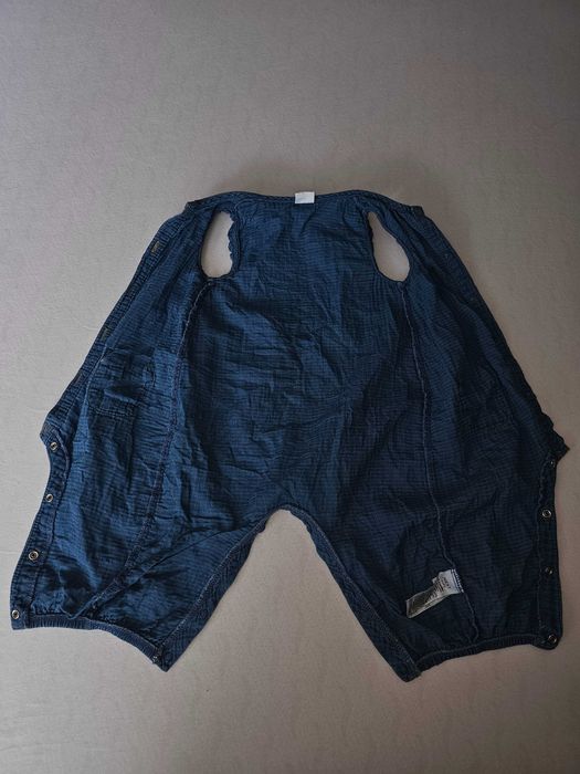 Salopeta denim bebe Next 9-12 luni, marimea 80cm