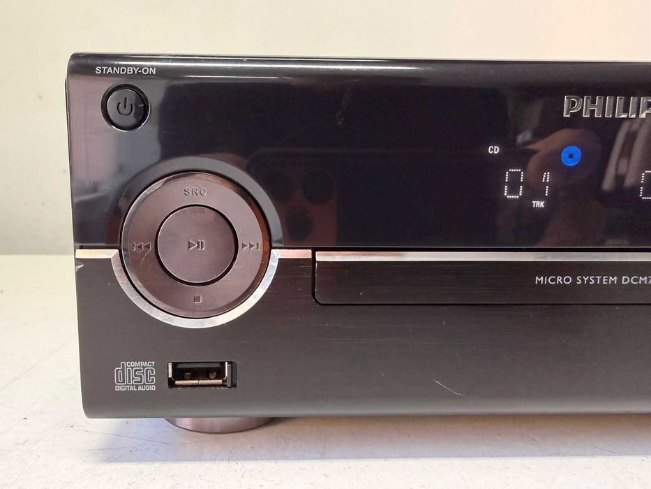 Amplificator Philips DCM713 USB CD MP3 Statie Mini 2x50W Aux RDS