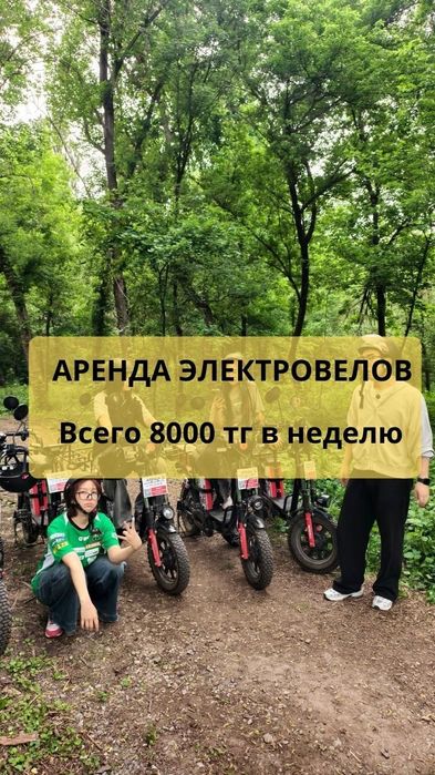 Прокат электровелосипедов