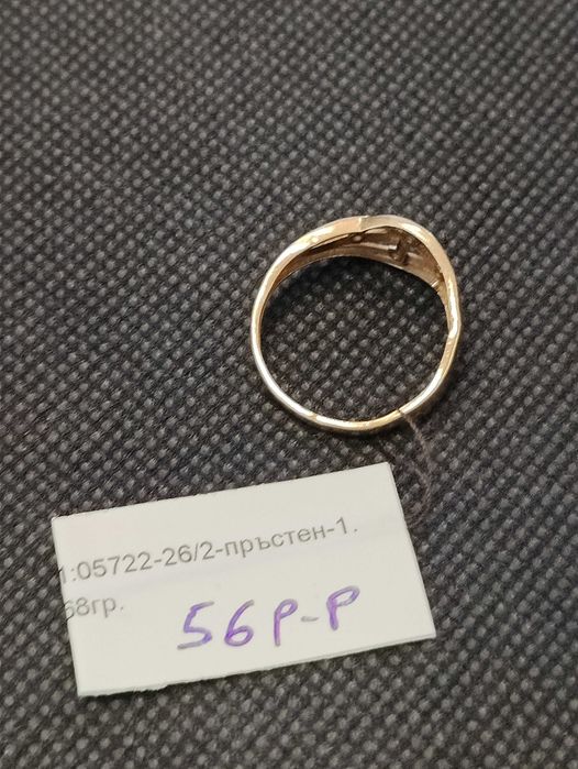 Златен пръстен 1.68гр-14к