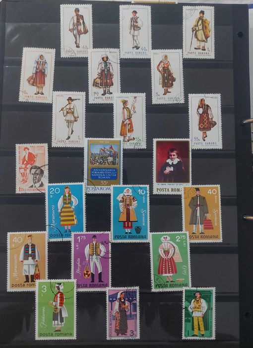 Album cu timbre romanesti + bonus
