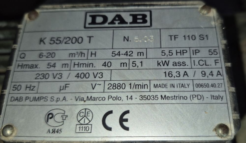 Motor electric 3- 4kw