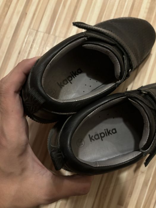 Кожаные ботинки в школу на мальчика