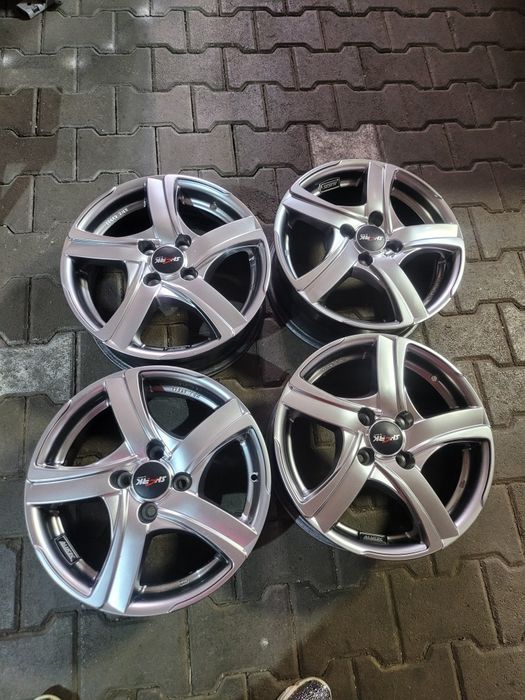 Set 4buc jante Al R15 Fiat Punto, Qubo,500.