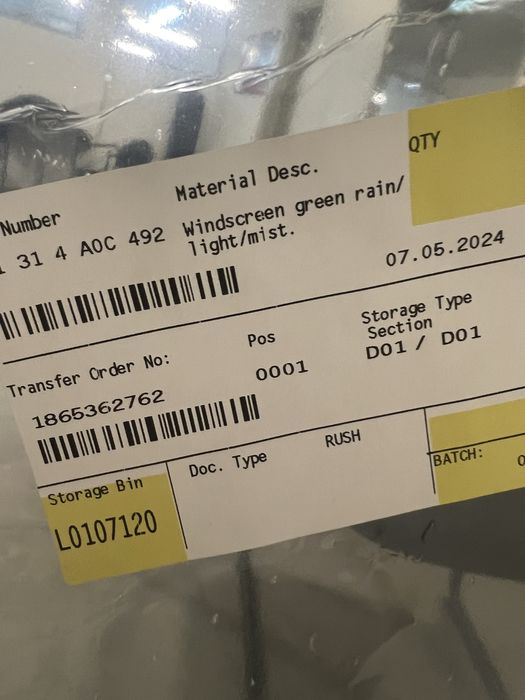 Челно стъкло за BMW X7 G07 / G07 LCI