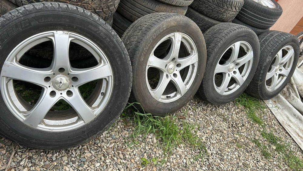 Set jante aliaj cu anvelope Volkswagen Touareg 2012, 255/55R18