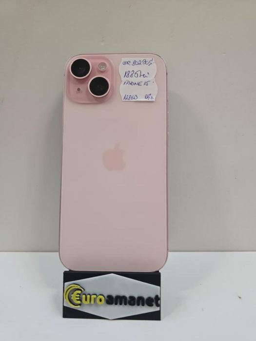 Telefon mobil Apple iPhone 15, 128GB -P-
