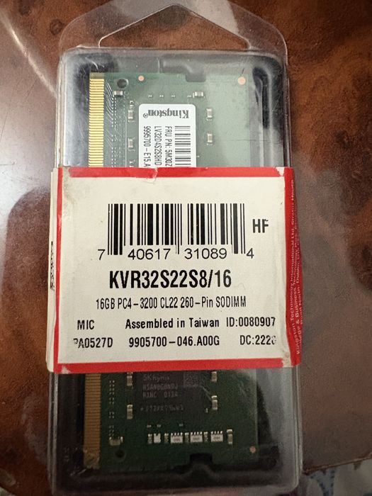 Kingston KVR32S22S8/16