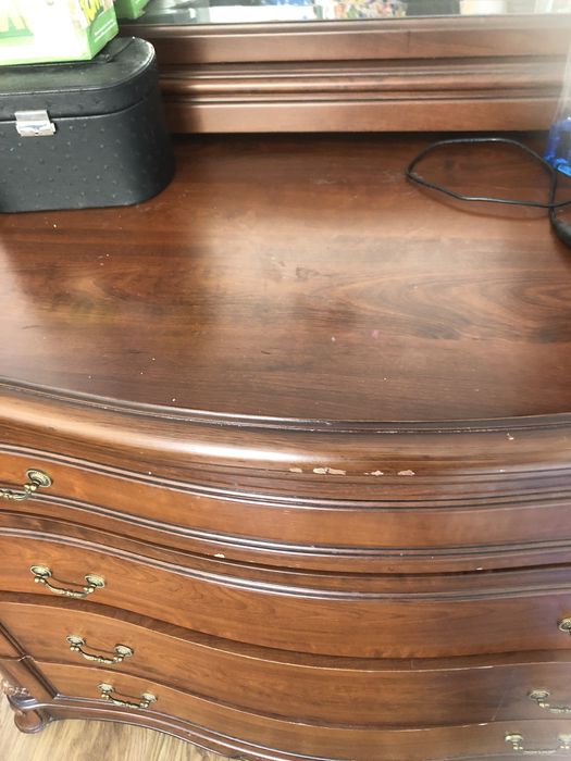 Masa de toaleta  cu oglinde  lemn/