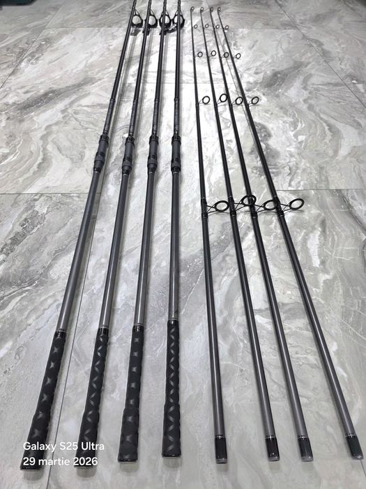 SET 4 Lansete FL LEGEND CARP 3.90 3.75 + 4 Mulinete FL BLACK FORCE 900