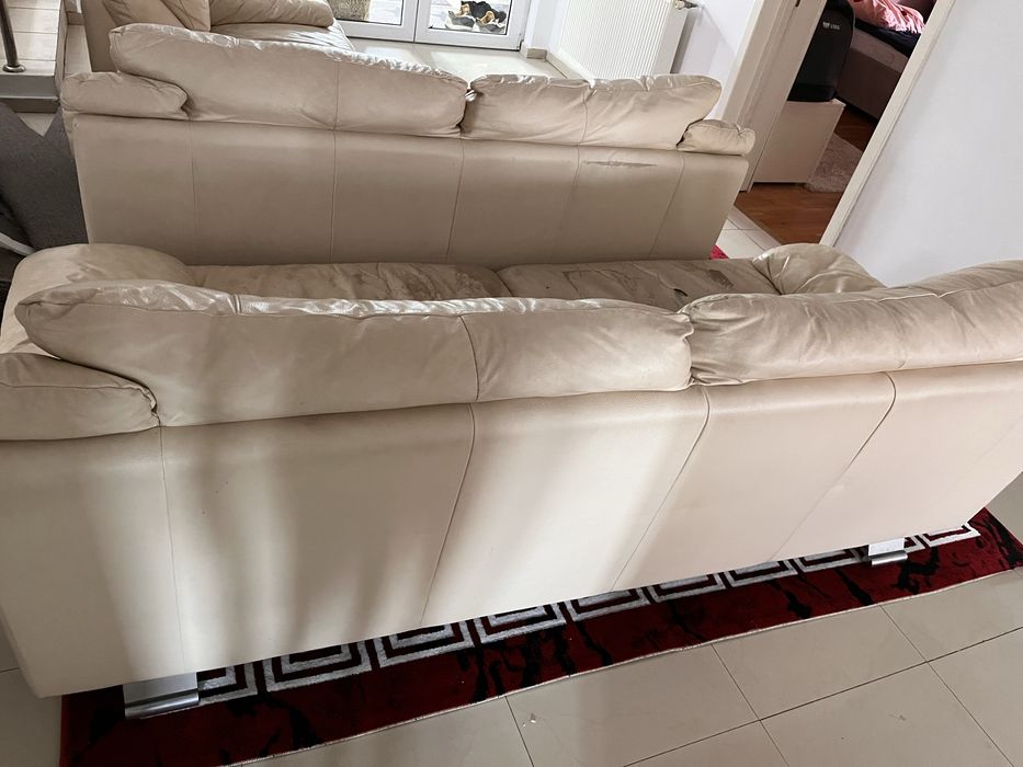 Set canapele de piele 3+2+1