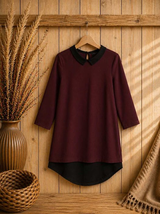 Rochie bordo Atmosphere mărimea 42 stare excelentă elegantă de primăvară