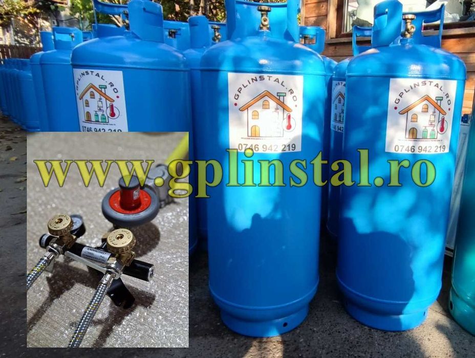 Kit complet GPL cu 2 sau mai multe butelii de 50 L/ 80 L
