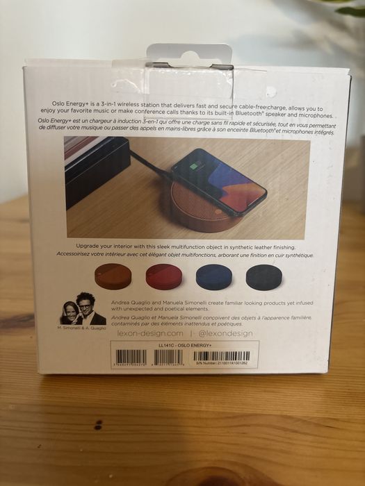 Boxa cu incarcare wireless Lexon