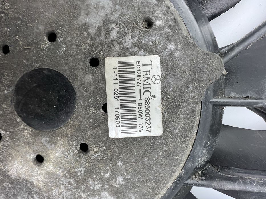 Electroventilator GMV Mercedes-Benz ML W163 Ventilator electric răcire radiator A1635000293  TEMIC885003237 ventilator