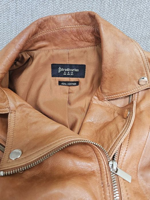 Кожено яке Stradivarius