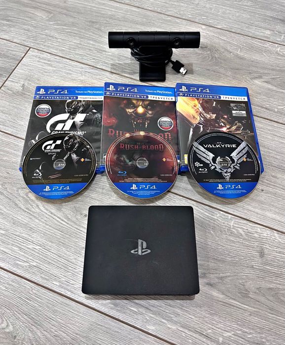 PlayStation VR очки,камера, +3 диск
