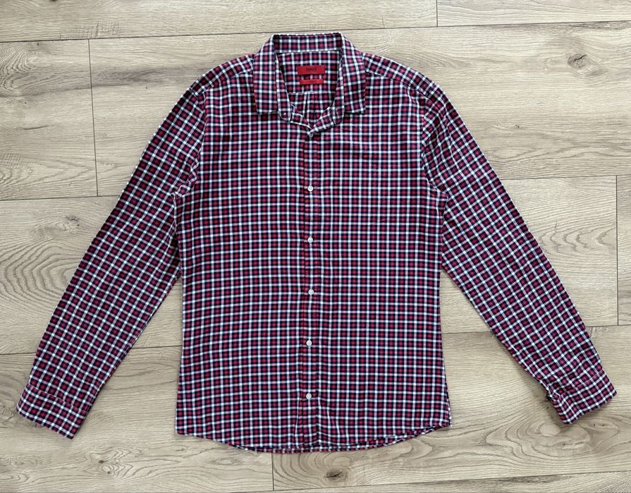 Camasa HUGO by HUGO BOSS Carouri Maneca Lunga Barbati | Marime M