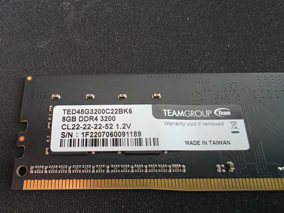 16GB (2x8GB) DDR4 3200MHz TeamGroup Elite – Отличен кит / като нов