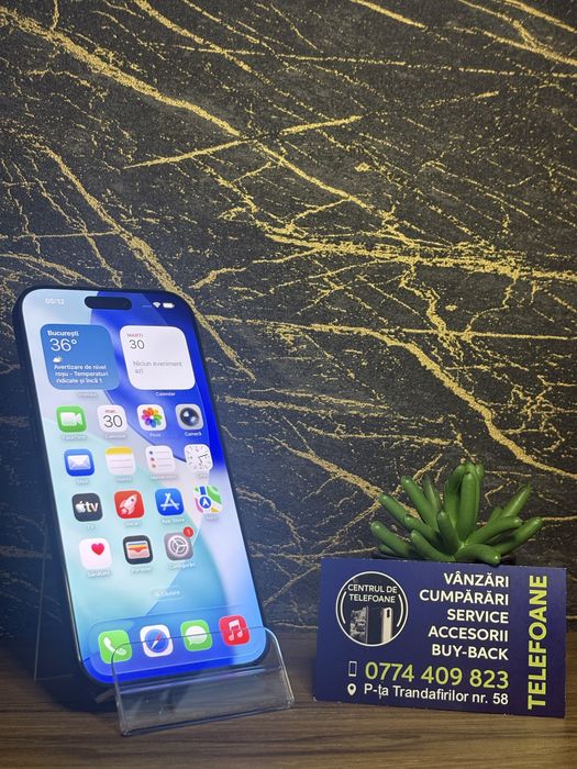Iphone 16 Pro Max/512GB/2 ani Garantie Centrul de Telefoane/rate