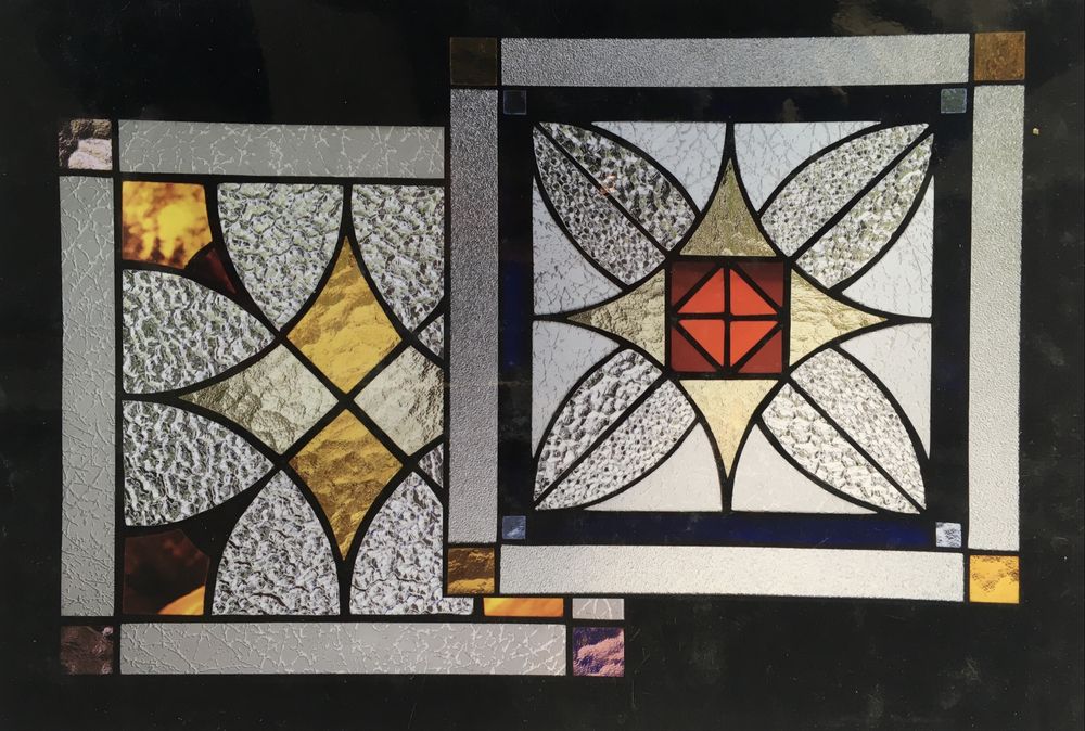 Пана от мозайка , витраж и др класически техники.