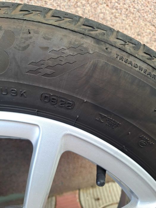 Jante Audi A6 C8 4K originale cauciucuri 225 60 R17 Bridgestone 2022