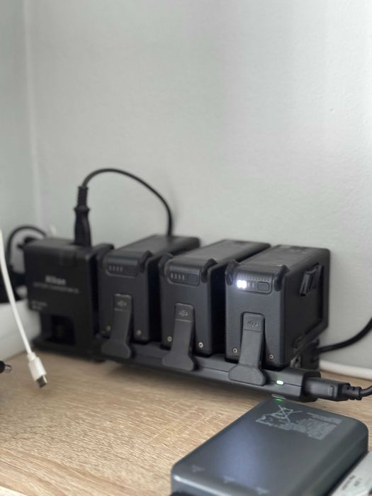 Setup complet Drona Digitala DJI FPV - Integra, controller, 3 baterii