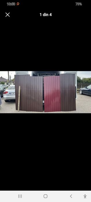 Tablă cutată Colorată și zincată