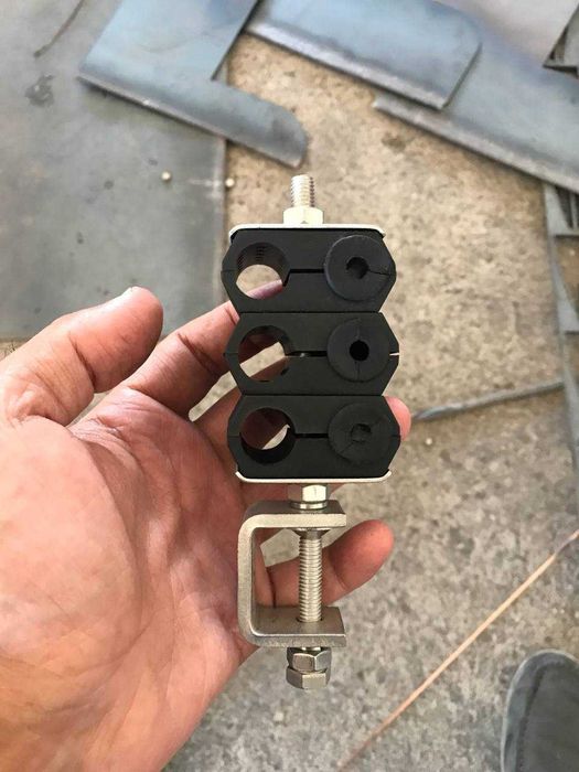 Зажимы для кабелей со струбциной