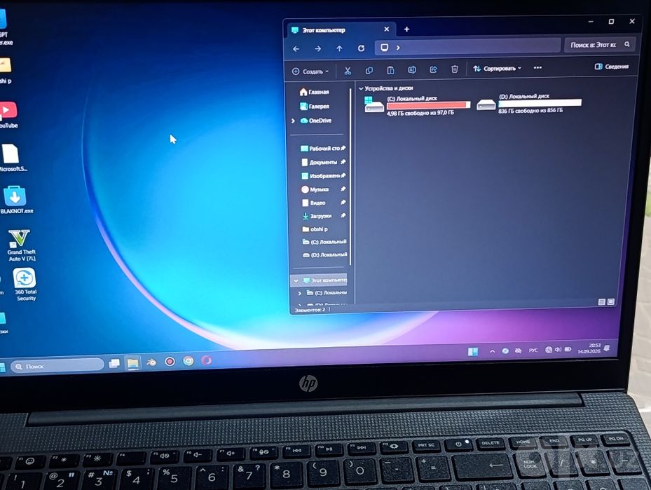 Новый hp noutbuk