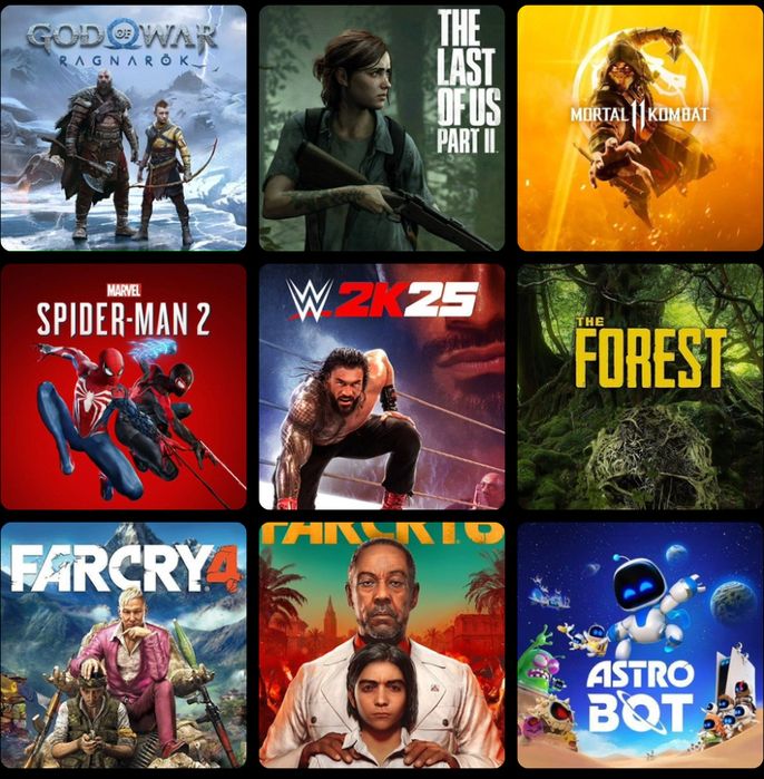 Игры на PS4/PS5, Быстро, Надежно, с Гарантией