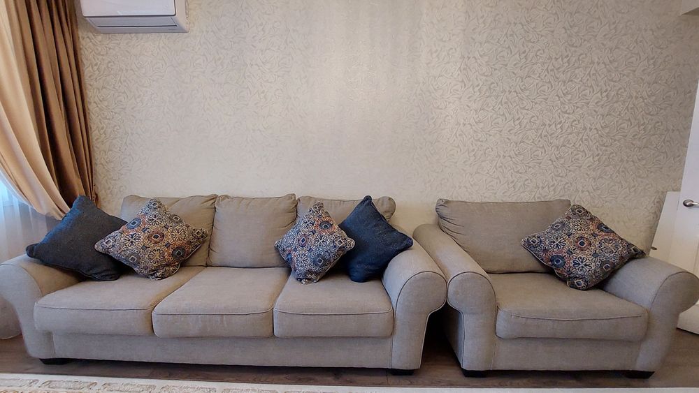 Диван +кресло 2-х местное