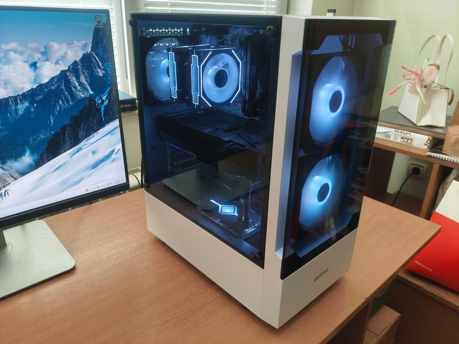 Геймърски компютър, Ryzen 5500, Rtx 3060Ti, 512Gb nvme, 1tb hdd, 16gb Ram