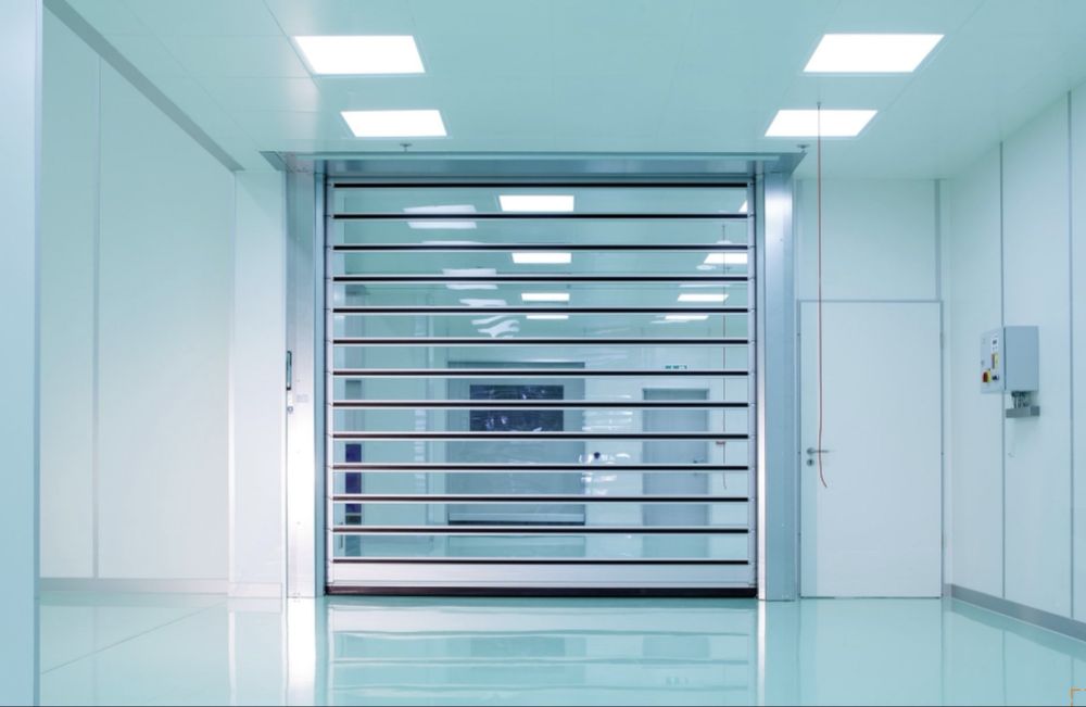 Скоростные ворота для фармацевтического и медицинского сектора