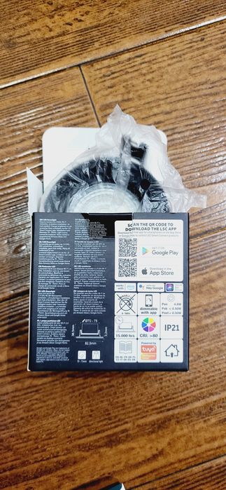 Spot incastrat negru LSC SMART CONNECT