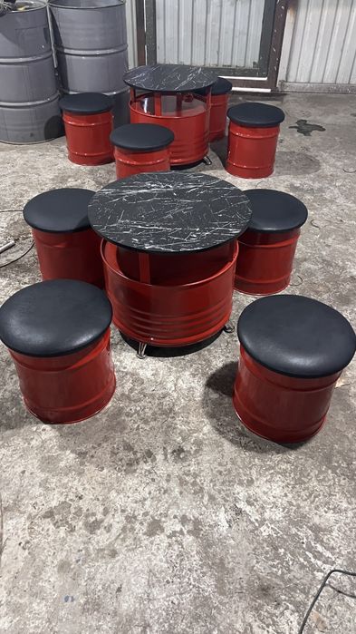 Мебель из бочек ,Арт дизайн