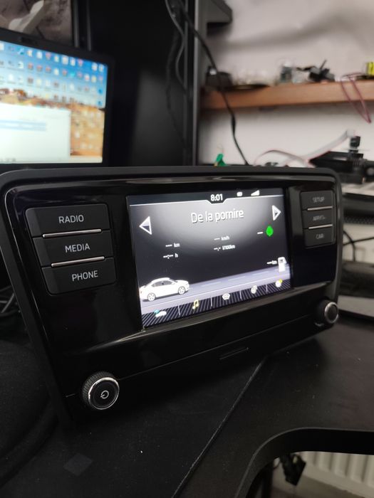 Radio Original Skoda Octavia 3 FL MIB2 SmartLink Android Auto Apple CarPlay Bluetooth 5E0035871D