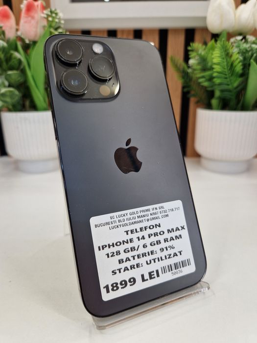 Iphone 14 Pro Max 128GB / 6GB RAM 91% Baterie Garantie! #50836