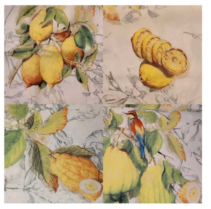 Тишлайфер и покривка на лимони