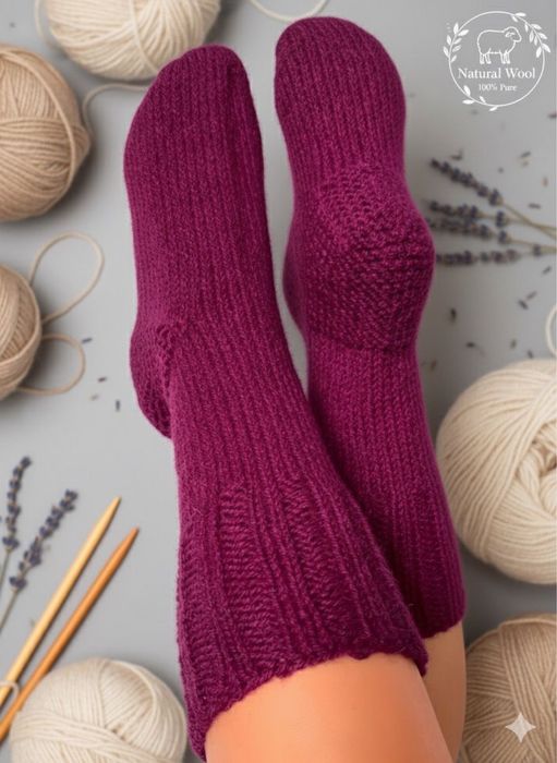 Носки шерстяные 100% овечья