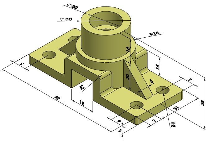3D model va 2D chizmalar | SolidWorks AutoCAD | Konstruktor  Injiner