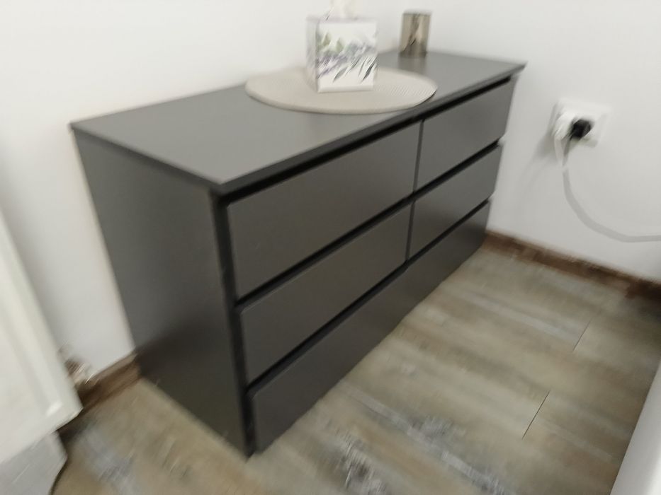 Comoda gri antracit 100cm x35cm