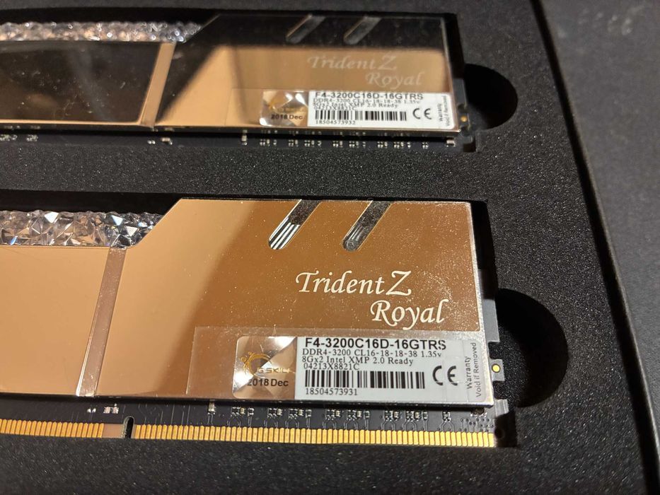 G.Skill TridentZ Royal DDR4 2x8GB 3200MHz CL16