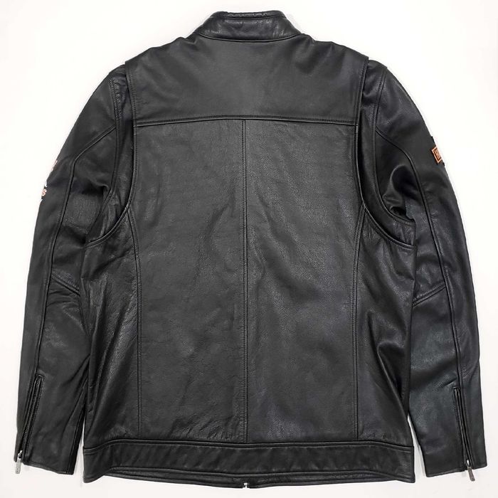 HARLEY DAVIDSON Юбилейно 120 Години 97051 Кожено Яке Кожа 2XL XXL