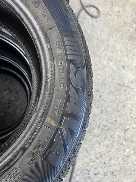 4x 195/65/15 M+S SAVA Stare impecabila