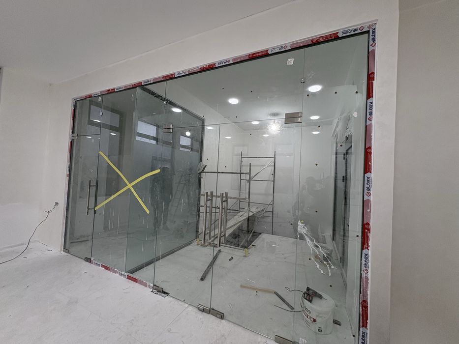 Каленное стекло 10 мм стекло каленное  стеклянные перегородки калит